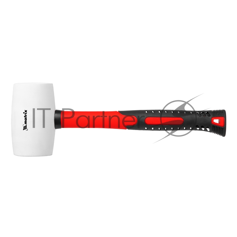 Киянка MATRIX 11197 резиновая 680г белая резина фибергласовая рукоятка