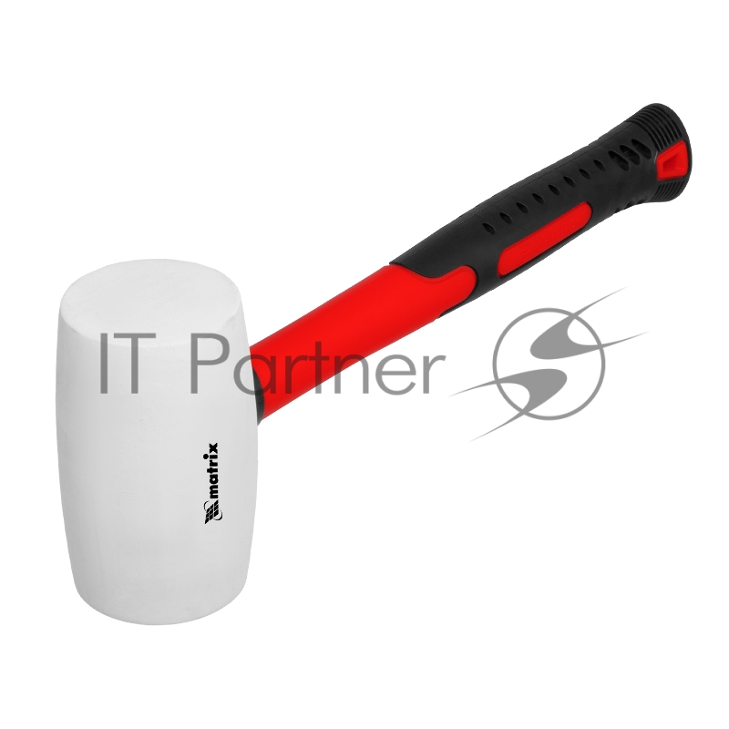 Киянка MATRIX 11197 резиновая 680г белая резина фибергласовая рукоятка