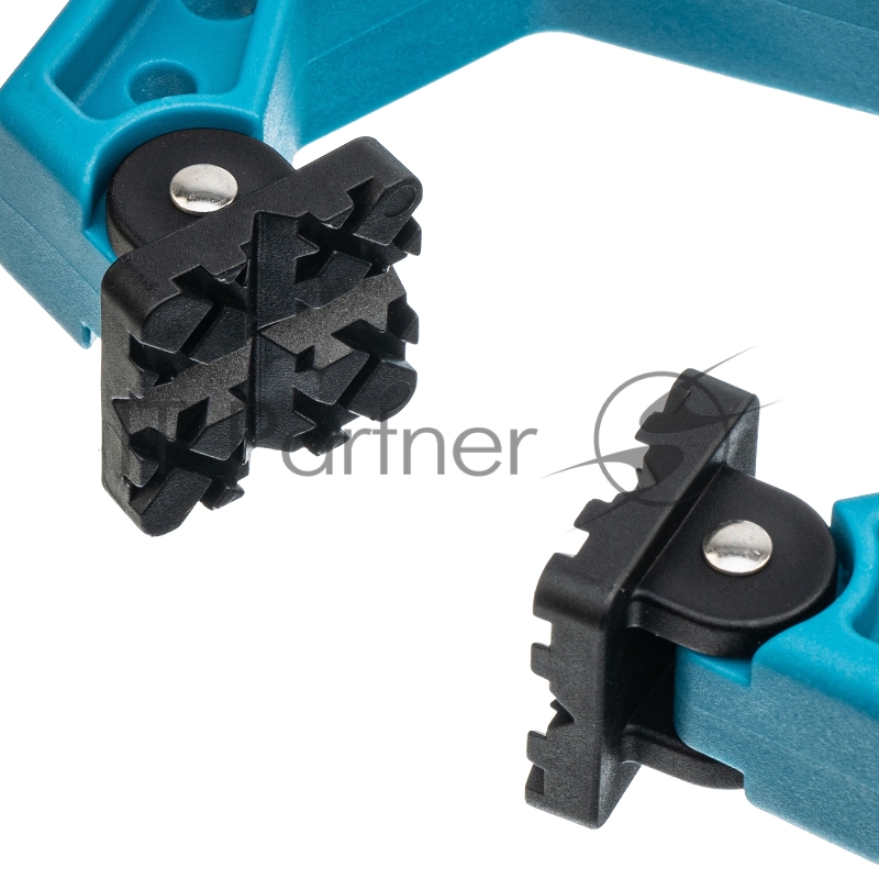 Струбцина клещеобразная GROSS 20803 2–1/4/58 мм пластиковый корпус,храповый механизм жесткой фикс