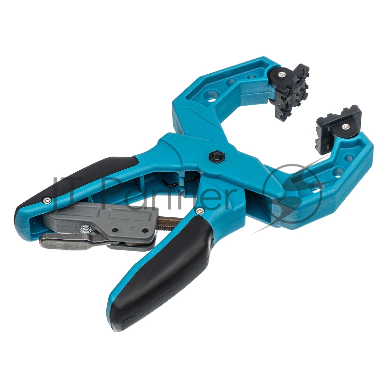 Струбцина клещеобразная GROSS 20803 2–1/4/58 мм пластиковый корпус,храповый механизм жесткой фикс