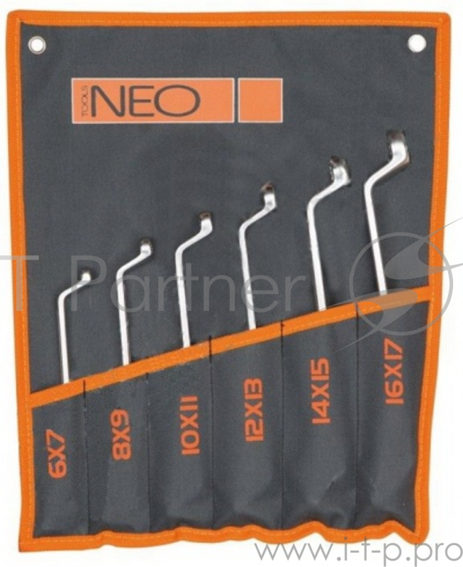 Набор накидных ключей NEO 09-950 (6 - 17 мм) 6 шт.