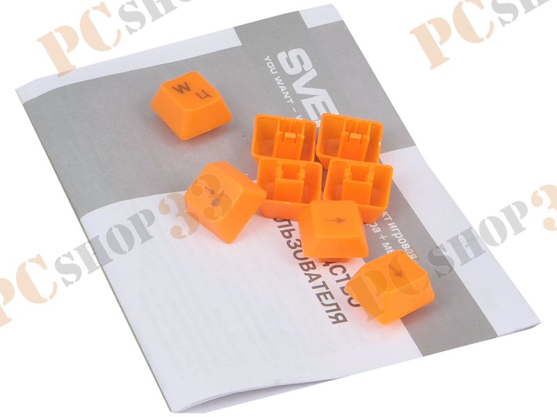 Комплект клавиатура + мышь Sven GS-9400, подсветка, черный (USB)