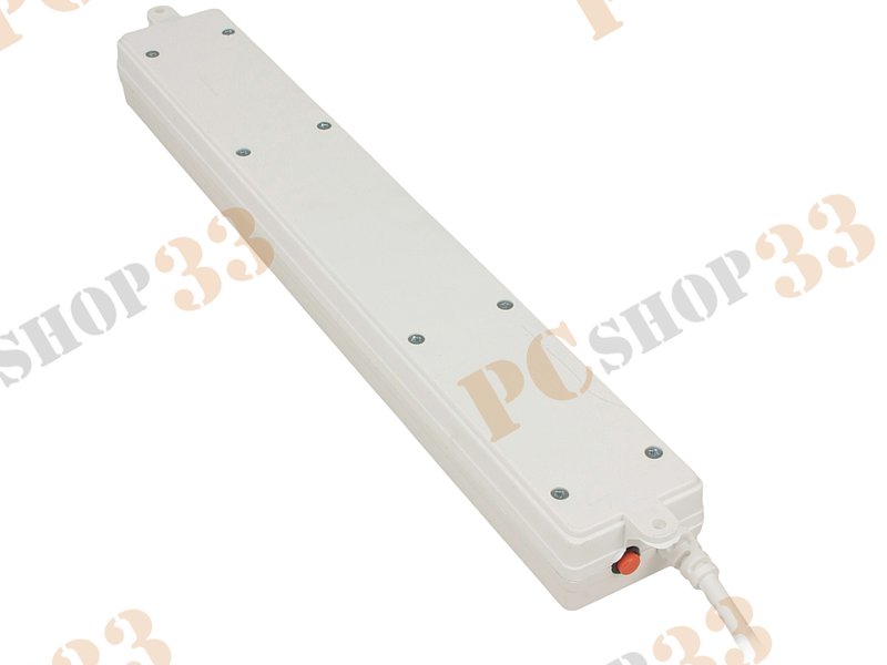 Сетевой фильтр на 6 розеток Power Cube, 3500Вт, белый (5.0м)