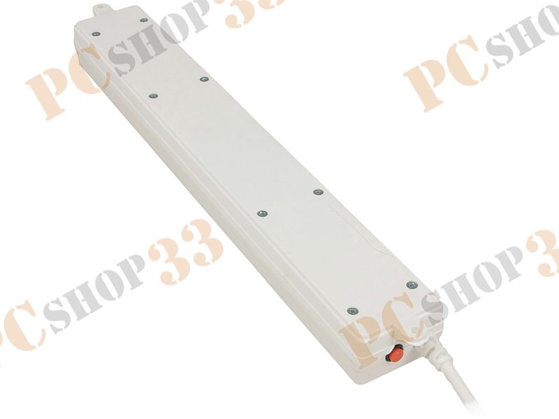 Сетевой фильтр на 6 розеток Power Cube, 3500Вт, белый (0.5м)