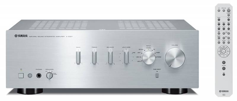 Усилитель Интегральный Yamaha A-S301 стерео полупроводниковый серебристый