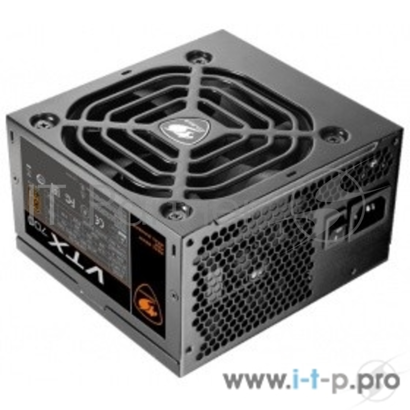 Блок питания Cougar VTX 700 Блок питания VTX 700 (Разъем PCIe-4шт,ATX v2.31, 700W, Active PFC, 120mm Fan, 80 Plus Bronze) VTX700 Retail