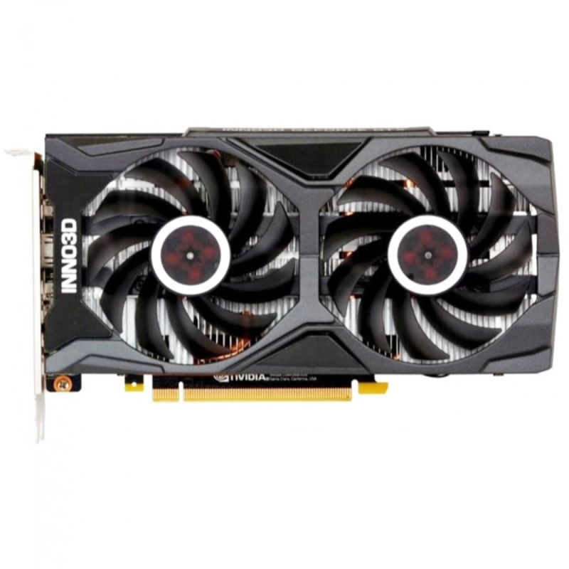 Видеокарта 8Gb <PCI-E> Inno3D GeForce RTX 2060 SUPER Twin X2 OC N206S2-08D6X-1710VA15L <RTX2060Super, GDDR6, 256bit, HDMI, 3xDP, Retail>