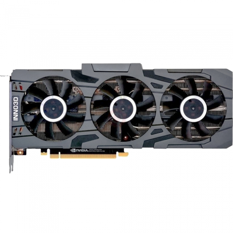 Видеокарта 8Gb <PCI-E> Inno3D GeForce RTX 2080 SUPER GAMING OC X3 N208S3-08D6X-1180VA24 <RTX2080Super, GDDR6, 256bit, HDMI, 3xDP, Retail>