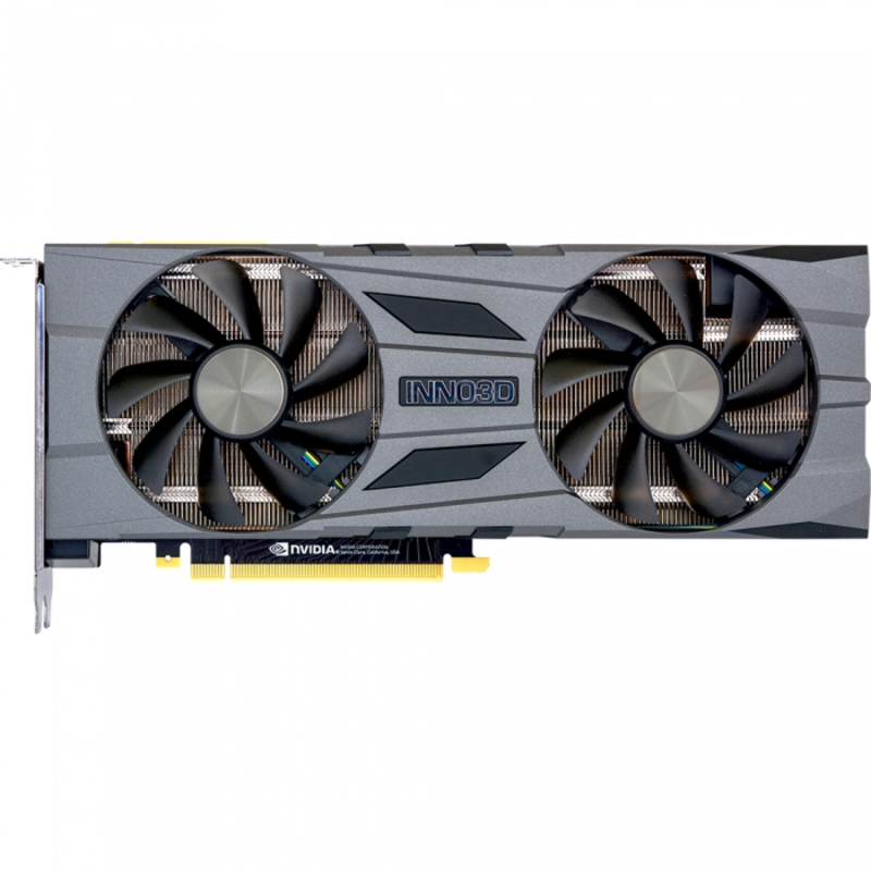 Видеокарта 8Gb <PCI-E> Inno3D GeForce RTX 2070 SUPER Twin X2 OC N207S2-08D6X-11801167 <RTX2070Super, GDDR6, 256bit, HDMI, 3xDP, Retail>