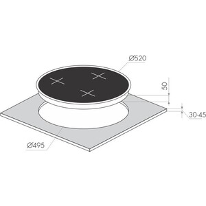 Газовая варочная поверхность MAUNFELD MGHG.53.19B