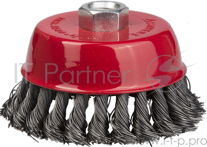 Кордщетка STAYER 35128-100_z01 чашечная для УШМ плетёные пучки проволоки 0.5мм 100мм/М14