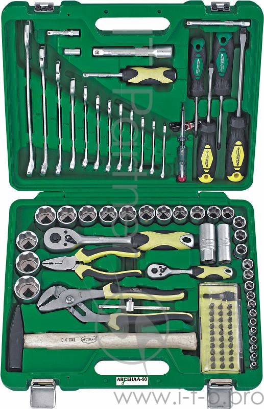 Набор инструментов АРСЕНАЛ AA-C1412L90 90 предметов