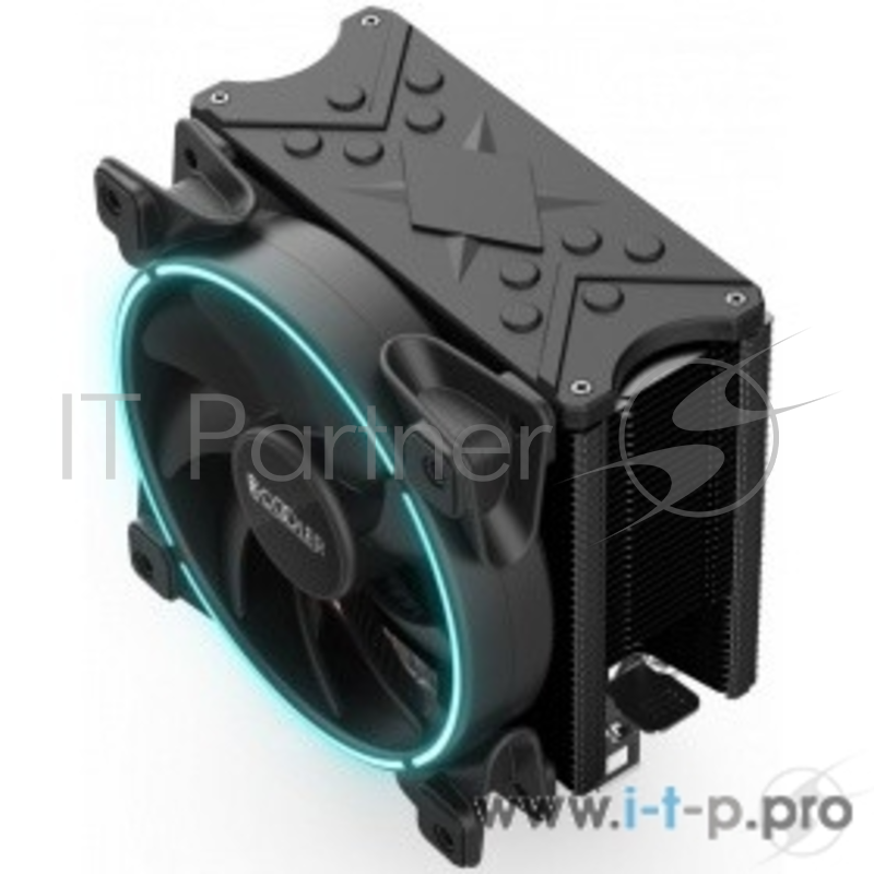 Вентиляторы PCCooler GI-X6B Кулер GI-X6B S775/115X/AM2/AM3/AM4 (24 шт/кор, TDP 160W, вент-р 120мм с PWM, Blue LED FAN, 5 тепловых трубок 6мм, 1000-1800RPM, 26.5dBa)