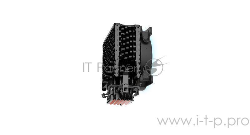 Вентиляторы PCCooler GI-X6B Кулер GI-X6B S775/115X/AM2/AM3/AM4 (24 шт/кор, TDP 160W, вент-р 120мм с PWM, Blue LED FAN, 5 тепловых трубок 6мм, 1000-1800RPM, 26.5dBa)
