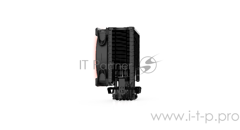 Вентиляторы PCCooler GI-X6R Кулер GI-X6R S775/115X/AM2/AM3/AM4 (24 шт/кор, TDP 160W, вент-р 120мм с PWM, Red LED FAN, 5 тепловых трубок 6мм, 1000-1800RPM, 26.5dBa)