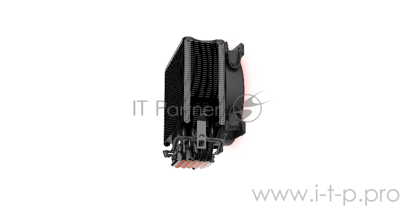 Вентиляторы PCCooler GI-X6R Кулер GI-X6R S775/115X/AM2/AM3/AM4 (24 шт/кор, TDP 160W, вент-р 120мм с PWM, Red LED FAN, 5 тепловых трубок 6мм, 1000-1800RPM, 26.5dBa)