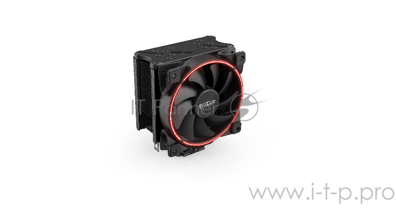 Вентиляторы PCCooler GI-X6R Кулер GI-X6R S775/115X/AM2/AM3/AM4 (24 шт/кор, TDP 160W, вент-р 120мм с PWM, Red LED FAN, 5 тепловых трубок 6мм, 1000-1800RPM, 26.5dBa)