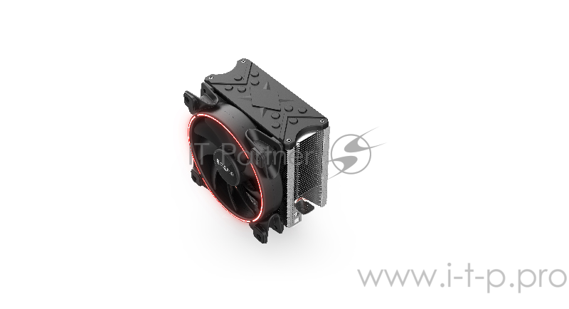 Вентиляторы PCCooler GI-X5R Кулер GI-X5R S775/115X/AM2/AM3/AM4 (24 шт/кор, TDP 160W, вент-р 120мм с PWM, Red LED FAN, 5 тепловых трубок 6мм, 1000-1800RPM, 26.5dBa)