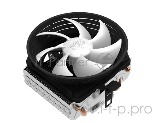 Вентиляторы PCCooler Q102 Кулер Q102 S775/115X/AM2/AM3/AM4/FM1/FM2 (45 шт/кор, TDP 86W, 2 тепловых трубки 6мм, вент-р 100мм, 2200RPM, 20dBa) Retail Color Box