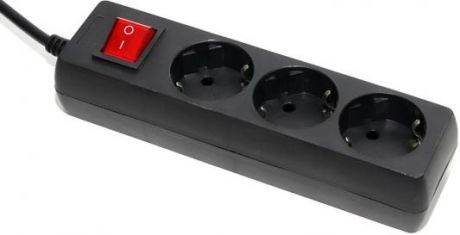 Сетевой удлинитель 5bites SP3B-118E 3S / 3*0.75MM2 / 1.8M / BLACK