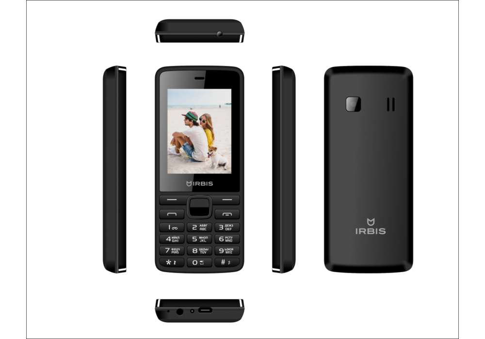 Мобильный телефон IRBIS SF09 Black 2.4 (240x320), 2xSimCard,Bluetooth, microUSB, MicroSD