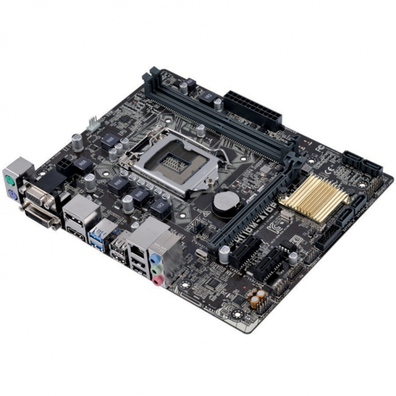 Материнская плата Asus H110M-A/DP/C/SI Soc-1151 Intel H110 2xDDR4 mATX AC`97 8ch(7.1) GbLAN+VGA+DVI+HDMI+DP White Box