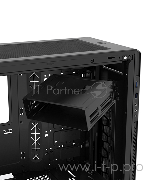 Корпус PHANTEKS Enthoo Pro M Black, боковое окно Tempered Glass, Mid-Tower