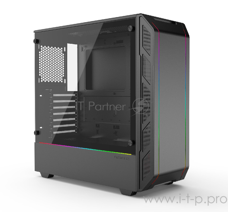 Корпус PHANTEKS Eclipse P350X, Black, Digital RGB Lighting, боковая панель Tempered Glass, Mid-Tower