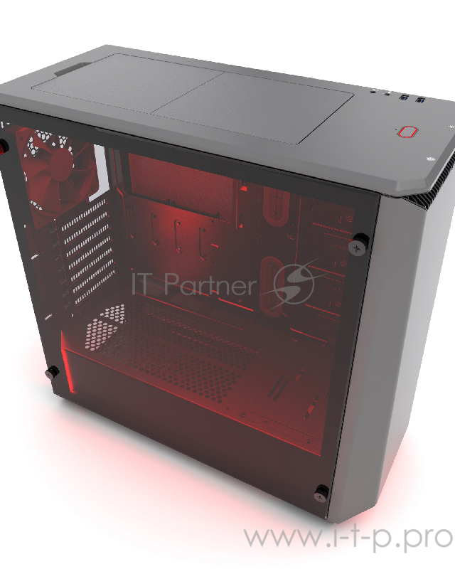 Корпус PHANTEKS Eclipse P400S, Anthracite Gray, 3-SPEED FAN CONTROLLER, RGB LED иллюминация, звукоизоляционные панели, боковая панель Tempered Glass, Mid-Tower