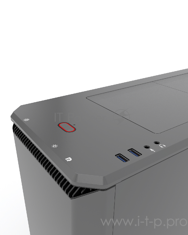 Корпус PHANTEKS Eclipse P400S, Anthracite Gray, 3-SPEED FAN CONTROLLER, RGB LED иллюминация, звукоизоляционные панели, боковая панель Tempered Glass, Mid-Tower