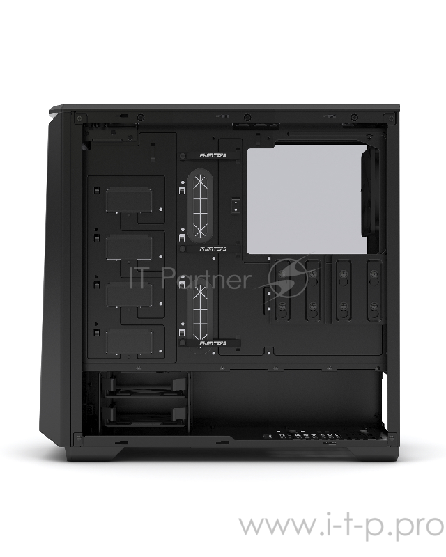 Корпус PHANTEKS Eclipse P400S, Satin Black, 3-SPEED FAN CONTROLLER, RGB LED иллюминация, звукоизоляционные панели, боковая панель Tempered Glass, Mid-Tower