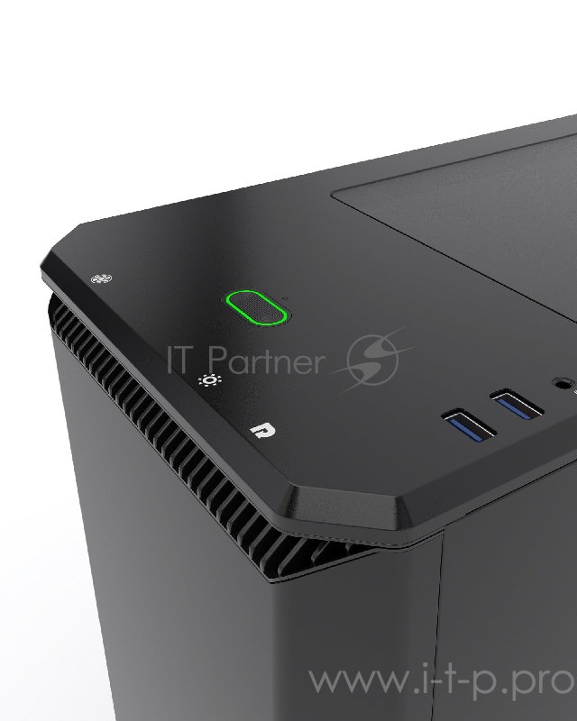 Корпус PHANTEKS Eclipse P400S, Satin Black, 3-SPEED FAN CONTROLLER, RGB LED иллюминация, звукоизоляционные панели, боковая панель Tempered Glass, Mid-Tower