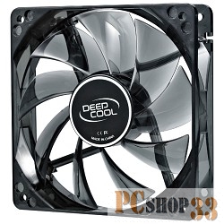 Вентилятор Cooler Deepcool WIND BLADE 80 DP-FLED-WB80 {80x80x25 3pin 20db 1800rpm 60g голубой LED}