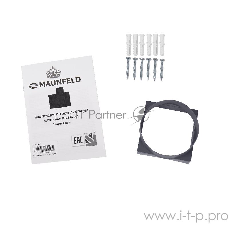 Вытяжка MAUNFELD TOWER Light 60 чёрный/чёрное стекло