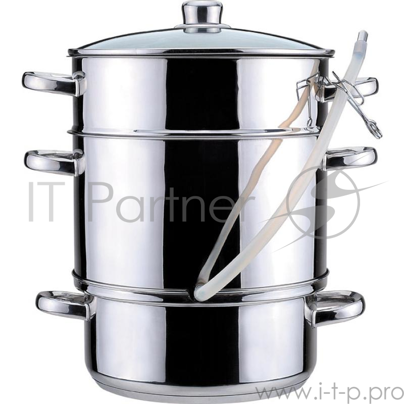 Соковарка Росинка РОС-6Л, Ø22 см., об.6л., 3-х ярусная, нерж.сталь