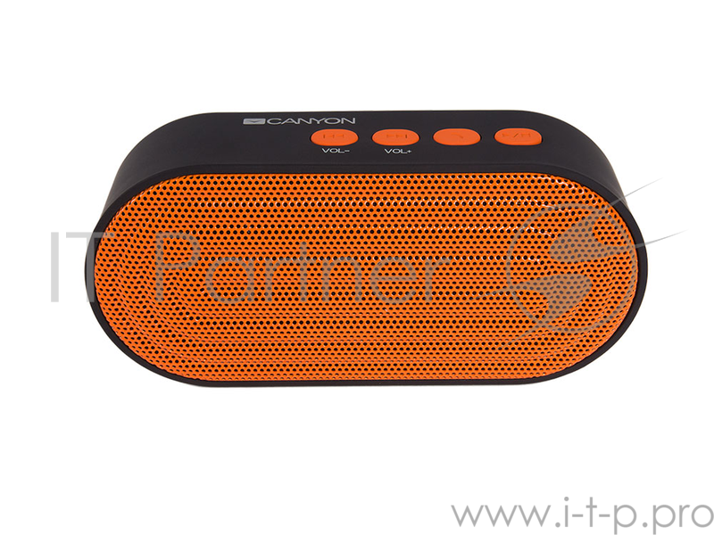 Колонки CANYON CNE-CBTSP3BO Black/Orange (Bluetooth ,8ч,Micro-SD)