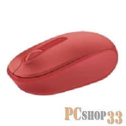 Оптическая мышь Microsoft Wireless Mobile Mouse 1850 U7Z-00034, беспров., 2кн.+скр., красный (USB)