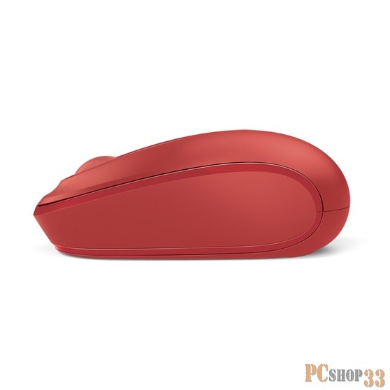 Оптическая мышь Microsoft Wireless Mobile Mouse 1850 U7Z-00034, беспров., 2кн.+скр., красный (USB)
