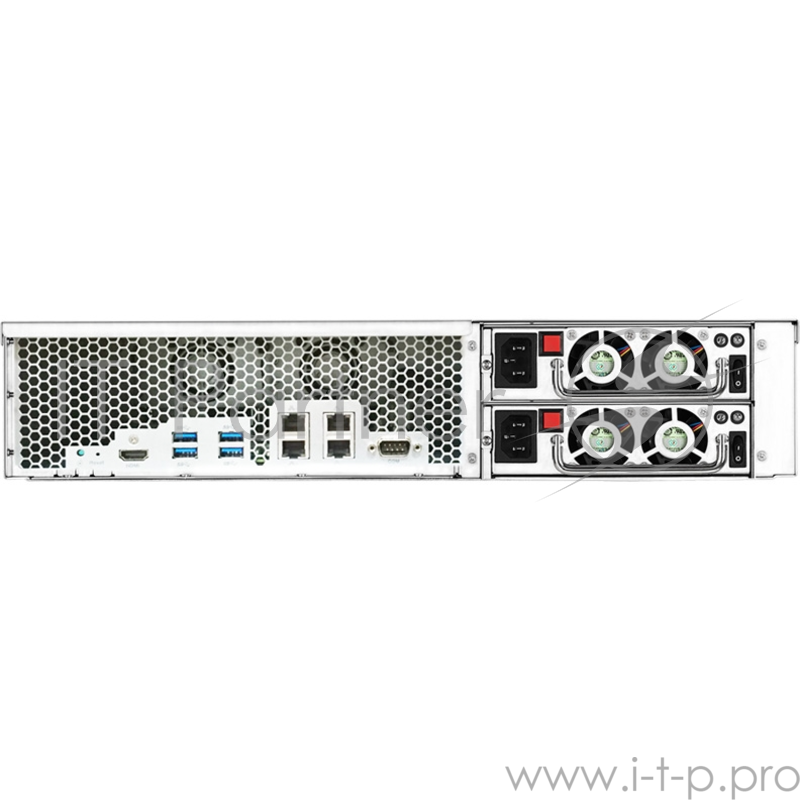 Система хранения данных ASUSTOR AS6212RD (12-Bay NAS, Intel Celeron Quad-Core, 4 GB SO-DIMM DDR3L, GbE x 4, USB 3.0, WoL, System Sleep Mode, AES-NI hardware encryption,with lockable tray)