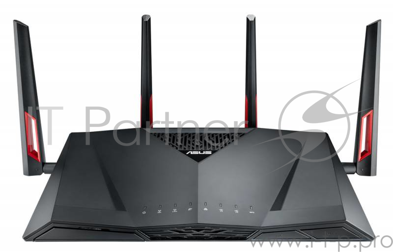 Двухдиапазонный беспроводной маршрутизатор ASUS RT-AC88U Dual-band Gigabit Router (RTL) (8UTP 10 / 100 / 1000Mbps, 1WAN, 802.11a / b / g / n / ac, USB2.0 / 3.0) (Dual Band)
