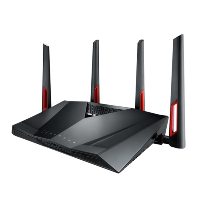 Двухдиапазонный беспроводной маршрутизатор ASUS RT-AC88U Dual-band Gigabit Router (RTL) (8UTP 10 / 100 / 1000Mbps, 1WAN, 802.11a / b / g / n / ac, USB2.0 / 3.0) (Dual Band)