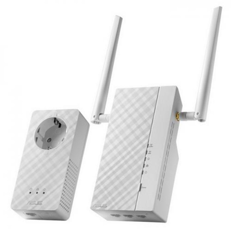 Адаптер Powerline ASUS PL-AC56 Комплект WiFi Powerline адаптеров HomePlug® AV2 1200Mbps, 802.11ac 1200Mbps 1 to 3 Gigabit Ethernet Port (Dual Band)