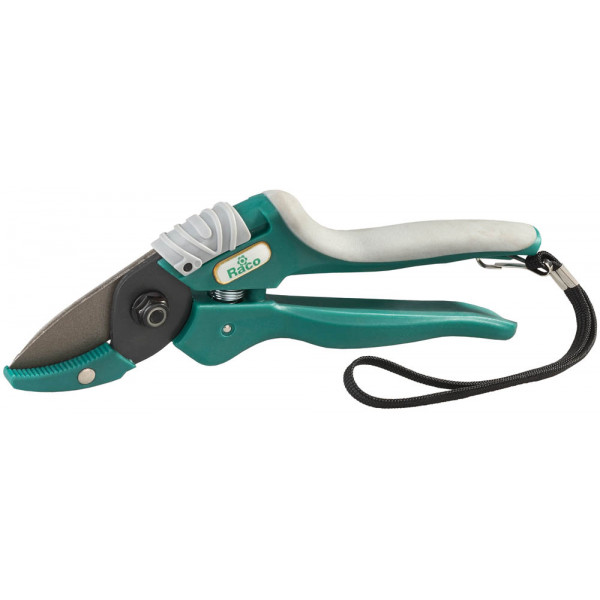 Кусторезы, Секаторы, Сучкорезы Секатор RACO с двухкомп. рукоятками, упорной пластиной и верхним фиксатором, 200мм 4206-53/158C