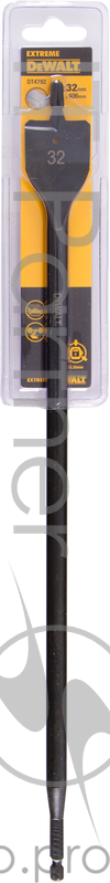 Сверло DeWALT DT4792-QZ перьевое по дереву EXTREME IMPACT® DEWALT 1/4”, 32x406мм