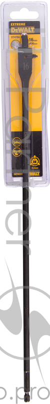 Сверло DeWALT DT4784-QZ перьевое по дереву EXTREME IMPACT® DEWALT 1/4”, 16x406мм