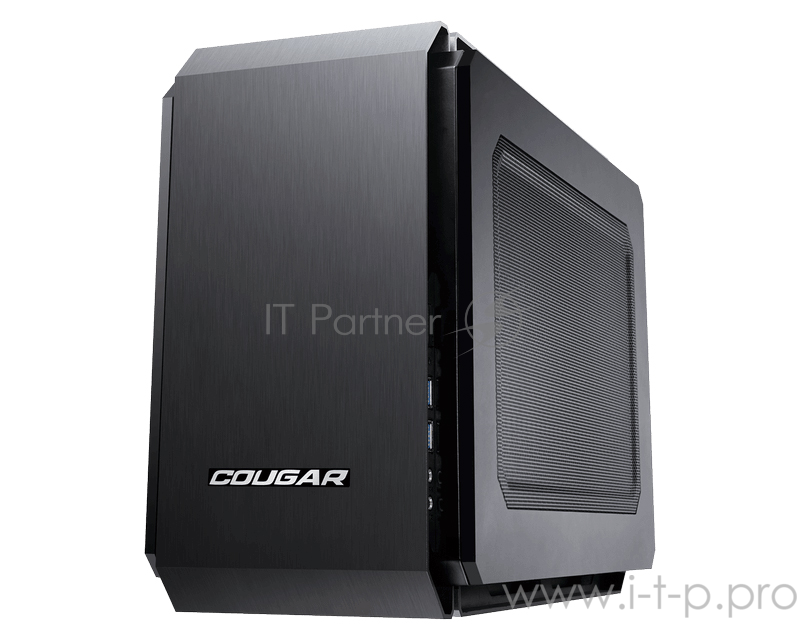 Корпус Cougar QBX Корпус QBX, без БП, чёрный, Mini-ITX