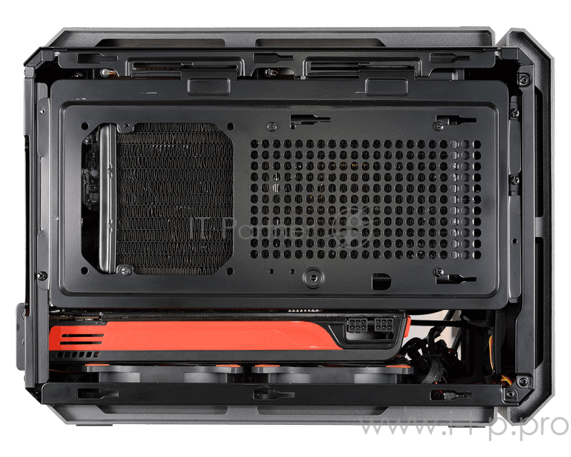 Корпус Cougar QBX Корпус QBX, без БП, чёрный, Mini-ITX