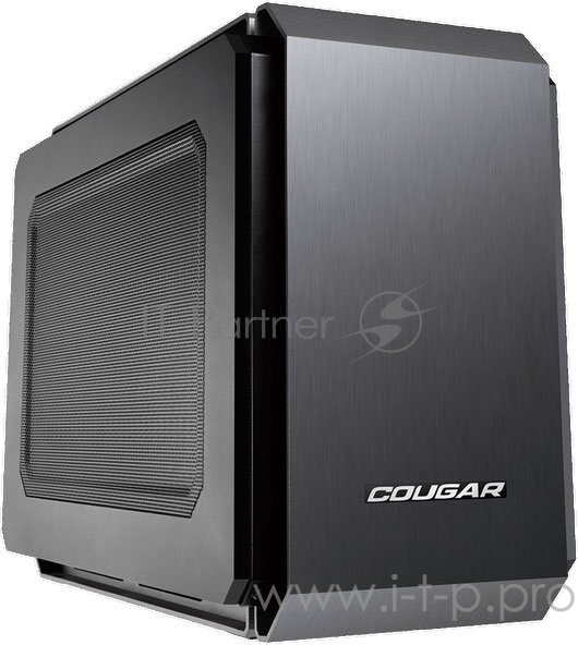 Корпус Cougar QBX Корпус QBX, без БП, чёрный, Mini-ITX