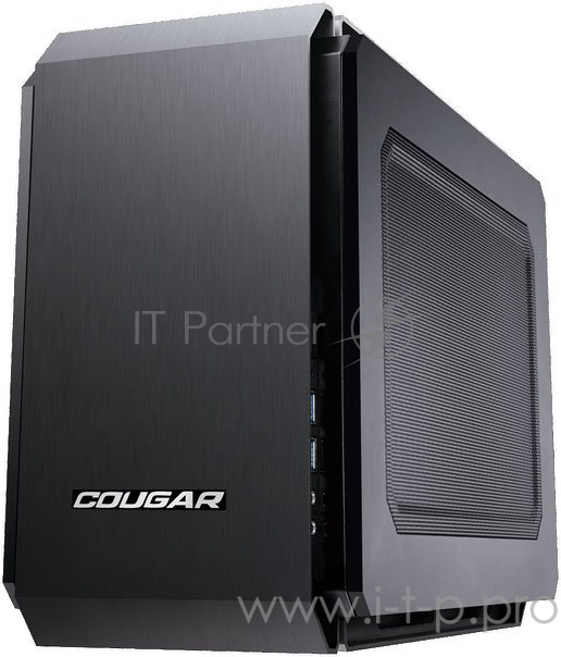 Корпус Cougar QBX Корпус QBX, без БП, чёрный, Mini-ITX