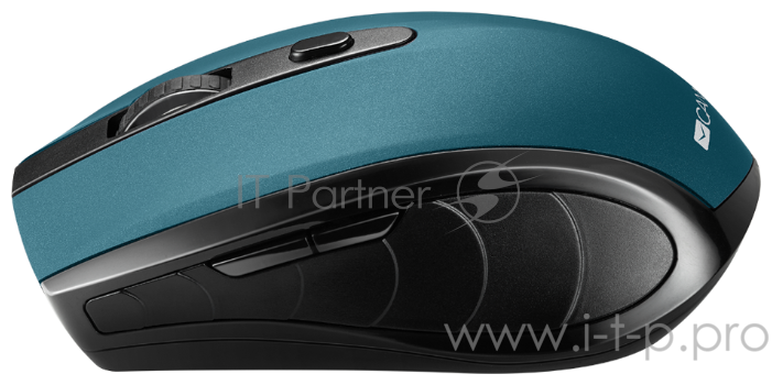 Мышь беспроводная CANYON <CNS-CMSW08G> : (BT/ 2.4GHz), 2.4 GHz / USB 2.0 приемник, dpi 800/1200/1600, матово-зеленая